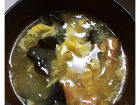 マギーブイヨンで中華風オニオンスープ